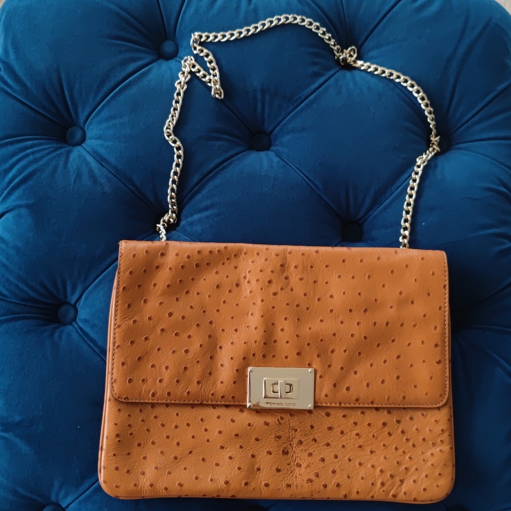 Michael Kors Ostrich Envelope Clutch